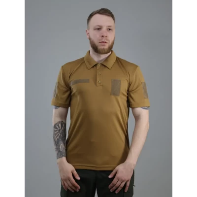 Футболка Поло ВСУ Cool-max Койот, размеры 44-62 Футболка Поло ВСУ Cool-max Койот, размеры 44-62