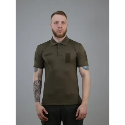 Футболка поло ВСУ Cool-max Олива, размеры 44-62 Футболка поло ВСУ Cool-max Олива, размеры 44-62