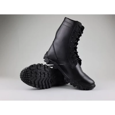 Берцы Energy кожа Черные, размер 40-45