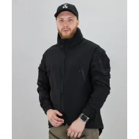 Куртка тактична ULTIMATUM Level-5 Черная, размеры S-M-L-XL-2XL-3XL	