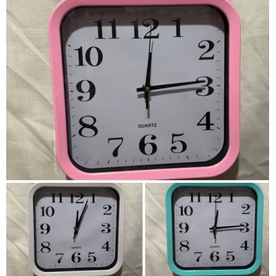 Часы настенные 25 см 3 расцветки
