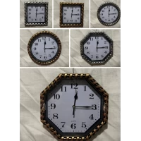 Часы настенные 21 см 2 расцветки, 3 формы Часы настенные 21 см 2 расцветки, 3 формы