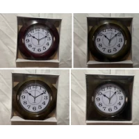 Часы настенные 25 см 3 расцветки, 3 формы