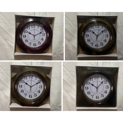 Часы настенные 25 см 3 расцветки, 3 формы