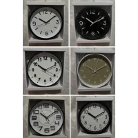 Часы настенные круглые 20 см, разные формы и дизайны