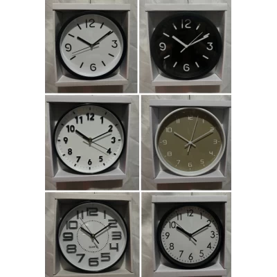 Часы настенные круглые 20 см, разные формы и дизайны
