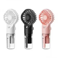 Вентилятор ручной с увлажнителем воздуха