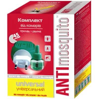 Фумигатор  против комаров Anti mosquito 45 ночей + жидкость 30 мл