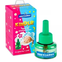 Жидкость от насекомых Некусайка Kinder 45 ночей, 30мл
