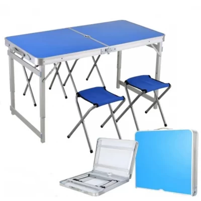 Стол складной для пикника усиленный и 4 стула