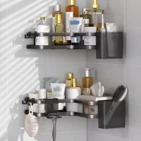 Угловая полка для ванной 2шт Corner shower caddy