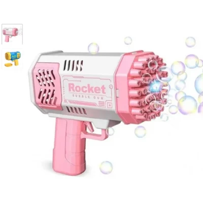 Детский пистолет для мыльных пузырей Rocket Bubble Gun