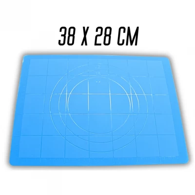Коврик для теста силиконовый с разметкой 38х28см