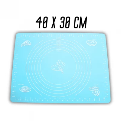 Коврик для теста силиконовый с разметкой 40х30см