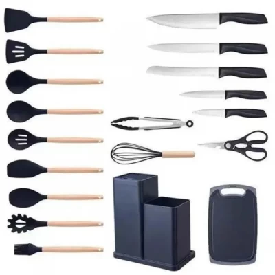 Набор кухонных принадлежностей на подставке 19 предметов UN-1872