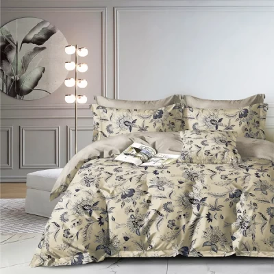 Комплект постельного белья Евро Viluta Сатин Twill 759