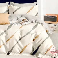 Комплект постельного белья Евро Viluta Сатин Twill 772