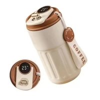 Термокружка стальная с индикатором  температуры 380мл