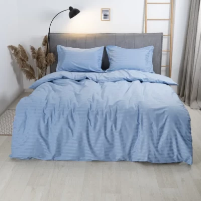 Комплект постельного белья Двойной ранфорс VILUTA 88 Satin Stripe