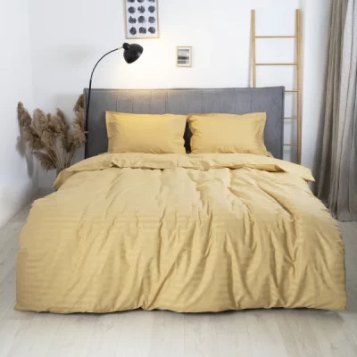 Комплект постельного белья Двойной ранфорс VILUTA 89 Satin Stripe