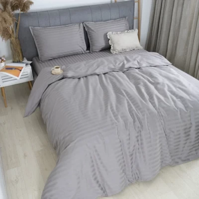Комплект постельного белья Двойной ранфорс VILUTA 90 Satin Stripe