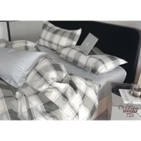 Комплект постельного белья Двойной Viluta Сатин Twill 723