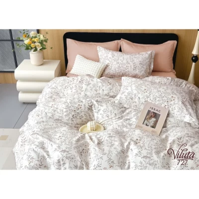 Комплект постельного белья Евро Viluta Сатин Twill 727 Комплект постельного белья Евро Viluta Сатин Twill 727
