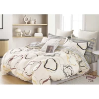 Комплект постельного белья Евро Viluta Сатин Twill 736