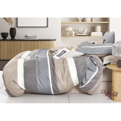 Комплект постельного белья Евро Viluta Сатин Twill 743 Комплект постельного белья Евро Viluta Сатин Twill 743