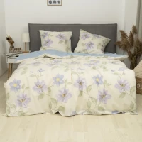 Комплект постельного белья Евро Viluta Сатин Twill 744