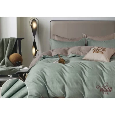 Комплект постельного белья Двойной Viluta Сатин Twill 746 Комплект постельного белья Двойной Viluta Сатин Twill 746