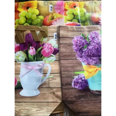 Сумка хозяйственная 40 x 30 x 12 см для покупок, ламинат, расцветки в ассорт. Сумка хозяйственная 40 x 30 x 12 см для покупок, ламинат, расцветки в ассорт.