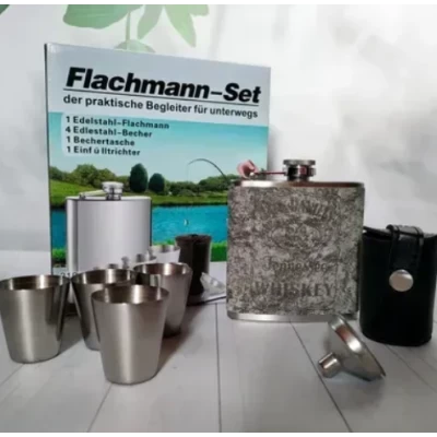 Подарочный набор фляга Jack Daniel’s с рюмками QK-1-5