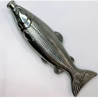 Металлическая фляга Рыба (8 oz) Y-8