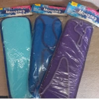 Мочалка с веревочными ручками.30см