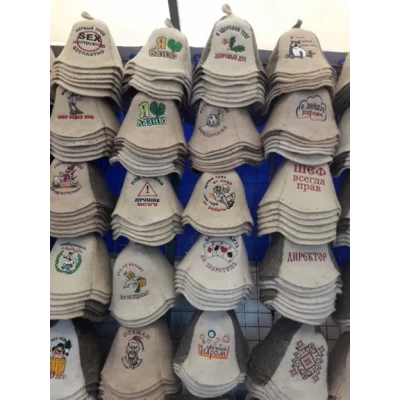 Шапка банная, огромный выбор надписей