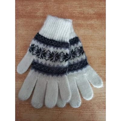 Перчатки женские из ангоры (100% шерсть) размер M-XL, в ассортименте