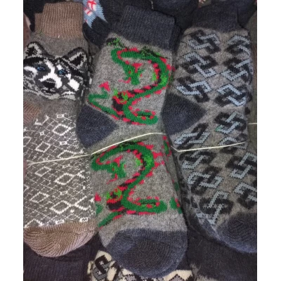 Шерстяные носки из ангоры (100% шерсть)