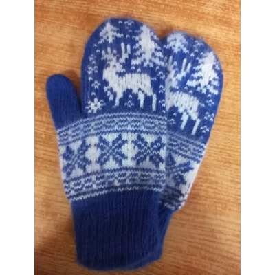 Варежки подростковые из ангоры (100% шерсть), в ассортименте