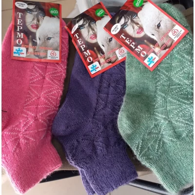 Женские носки 100% шерсть размер 23-25