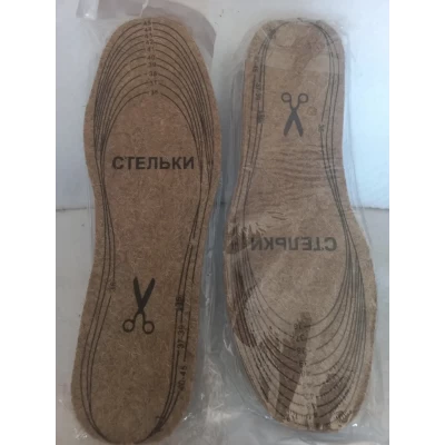 Стельки войлочные безразмерные (100% войлок) Стельки войлочные безразмерные (100% войлок)