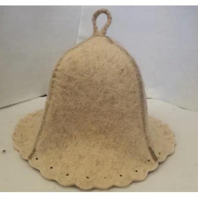 Шапка для бани, сауны, Натуральный войлок (валяная)