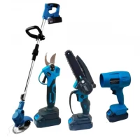 Набор аккумуляторных инструментов для сада 4в1 DOMOTEC