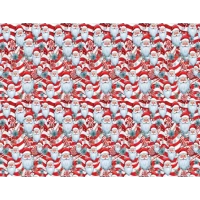 Новогодняя бумага для упаковки "Новогодний стиль", 5 шт/уп