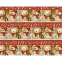 Бумага для упаковки новогодних подарков "Рождественские герои", 5 шт/уп Бумага для упаковки новогодних подарков "Рождественские герои", 5 шт/уп