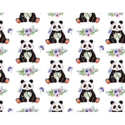 Подарочная бумага для упаковки "Панда", 5 шт/уп