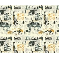 Подарочная бумага для упаковки "Газета", 5 шт/уп Подарочная бумага для упаковки "Газета", 5 шт/уп