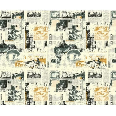 Подарочная бумага для упаковки "Газета", 5 шт/уп