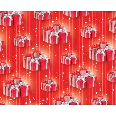 Подарочная бумага для упаковки "Подарки", 5 шт/уп