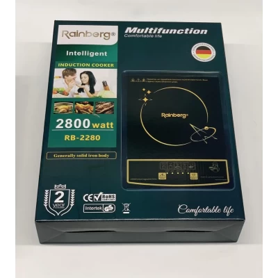 Плита настольная индукционная одноконфорная RB-2280 (стеклокерамика, 2800w)